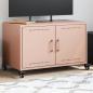 Preview: ARDEBO.de - TV-Schrank Rosa 68x39x43,5 cm Stahl