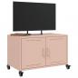 Preview: TV-Schrank Rosa 68x39x43,5 cm Stahl