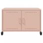 Preview: TV-Schrank Rosa 68x39x43,5 cm Stahl