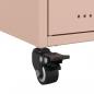 Preview: TV-Schrank Rosa 100,5x39x43,5 cm Stahl