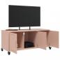 Preview: TV-Schrank Rosa 100,5x39x43,5 cm Stahl