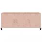 Preview: TV-Schrank Rosa 100,5x39x43,5 cm Stahl