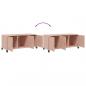 Preview: TV-Schrank Rosa 100,5x39x43,5 cm Stahl