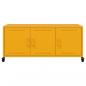 Preview: TV-Schrank Senfgelb 100,5x39x43,5 cm Stahl