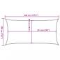 Preview: Sonnensegel 160 g/m² Rechteckig Sandfarben 2x3,5 m HDPE