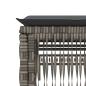 Preview: Sonnenliegen 2 Stk. mit Tisch Grau Poly Rattan