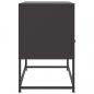 Preview: TV-Schrank Schwarz 68x39x60,5 cm Stahl