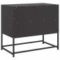 Preview: TV-Schrank Schwarz 68x39x60,5 cm Stahl