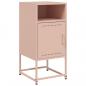 Preview: Nachttische 2 Stk. Rosa 36x39x78 cm Stahl