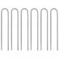 Preview: ARDEBO.de - Zeltheringe 6 Stk. U-Form 30 cm Ø7 mm Verzinkter Stahl