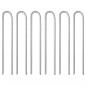 Preview: ARDEBO.de - Zeltheringe 6 Stk. U-Form 37 cm Ø10 mm Verzinkter Stahl