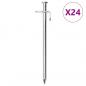 Preview: ARDEBO.de - Zeltheringe 24 Stk. 19,5 cm 8 mm Verzinkter Stahl