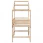 Preview: Hochbett mit Leiter und Dach 80x200 cm Massivholz Kiefer