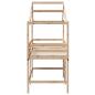 Preview: Hochbett mit Leiter und Dach 80x200 cm Massivholz Kiefer