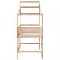 Preview: Hochbett mit Leiter und Dach 90x200 cm Massivholz Kiefer