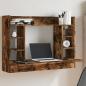 Preview: ARDEBO.de - Wand-Schreibtisch Räuchereiche 105x48x75 cm Holzwerkstoff