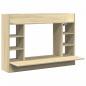 Preview: Wand-Schreibtisch Sonoma Eiche 105x48x75 cm Holzwerkstoff
