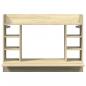 Preview: Wand-Schreibtisch Sonoma Eiche 105x48x75 cm Holzwerkstoff