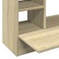Preview: Wand-Schreibtisch Sonoma Eiche 105x48x75 cm Holzwerkstoff