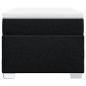 Preview: Boxspringbett mit Matratze Schwarz 90x200 cm Stoff