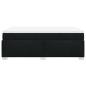Preview: Boxspringbett mit Matratze Schwarz 120x200 cm Stoff