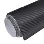 Preview: Autofolien 2 Stk. 3D Schwarz 100x150 cm+50x150 cm