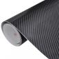 Preview: ARDEBO.de - Autofolie 4D Schwarz 100x150 cm