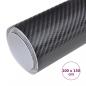 Preview: Autofolie 4D Schwarz 100x150 cm