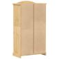 Preview: Kleiderschrank Corona 102x52x186 cm Massivholz Kiefer
