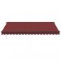 Preview: Markise Automatisch mit LED Weinrot 450x350 cm
