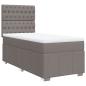 Preview: Boxspringbett mit Matratze Taupe 90x200 cm Stoff