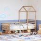 Preview: ARDEBO.de - Tagesbett mit Dach 90x190 cm Massivholz Kiefer