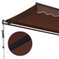 Preview: Markise Automatisch Braun 400x350 cm