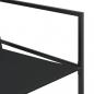 Preview: 7-tlg. Garten-Essgruppe Schwarz Textilene