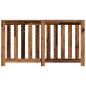 Preview: Heizkörperverkleidung Altholz-Optik 149x20x82 cm Holzwerkstoff