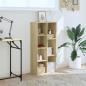 Preview: Bücherregal Sonoma-Eiche 50x25x105 cm Holzwerkstoff