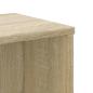Preview: Bücherregal Sonoma-Eiche 50x25x105 cm Holzwerkstoff