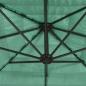 Preview: Sonnenschirm mit Stahlmast Grün 300x200x250 cm