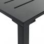 Preview: Bartisch Schwarz 100x50x110 cm Pulverbeschichteter Stahl