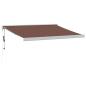 Preview: Markise Automatisch Braun 350x250 cm