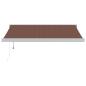 Preview: Markise Automatisch Braun 350x250 cm