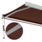 Preview: Markise Automatisch Braun 350x250 cm