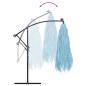 Preview: Sonnenschirm mit Stahlmast Blau 290x290x238 cm