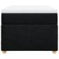 Preview: Boxspringbett mit Matratze Schwarz 90x200 cm Stoff