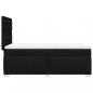 Preview: Boxspringbett mit Matratze Schwarz 90x190 cm Stoff