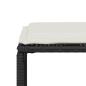 Preview: 7-tlg. Garten-Essgruppe mit Kissen Schwarz Poly Rattan