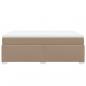 Preview: Boxspringbett Matratze Cappuccino-Braun 140x200cm Kunstleder