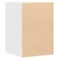 Preview: Kommode Weiß 40x41x58 cm Holzwerkstoff