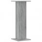 Preview: Lautsprecherständer 2 Stk. Grau Sonoma 30x30x80cm Holzwerkstoff