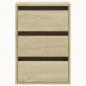Preview: Kommode Sonoma-Eiche 40x41x58 cm Holzwerkstoff